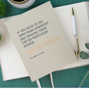 Gorgeous & Amazing Lined Journal by Elizabeth Gilbert